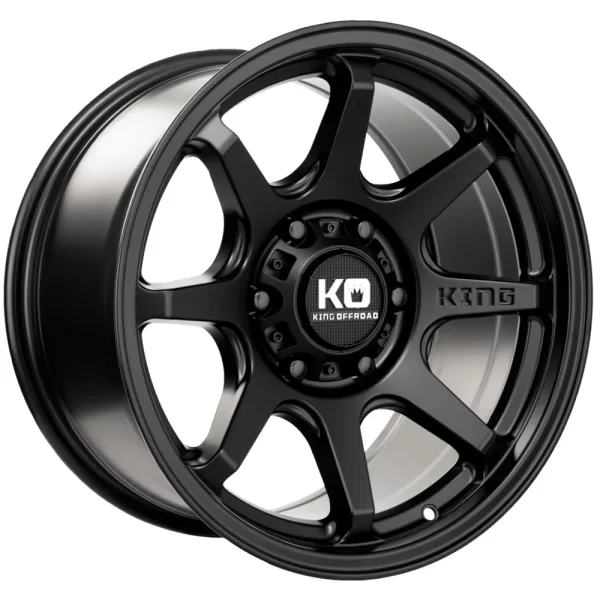 King Wheels - Grappler -Satin Black – Available at Wheel Nation Gold Coast 1